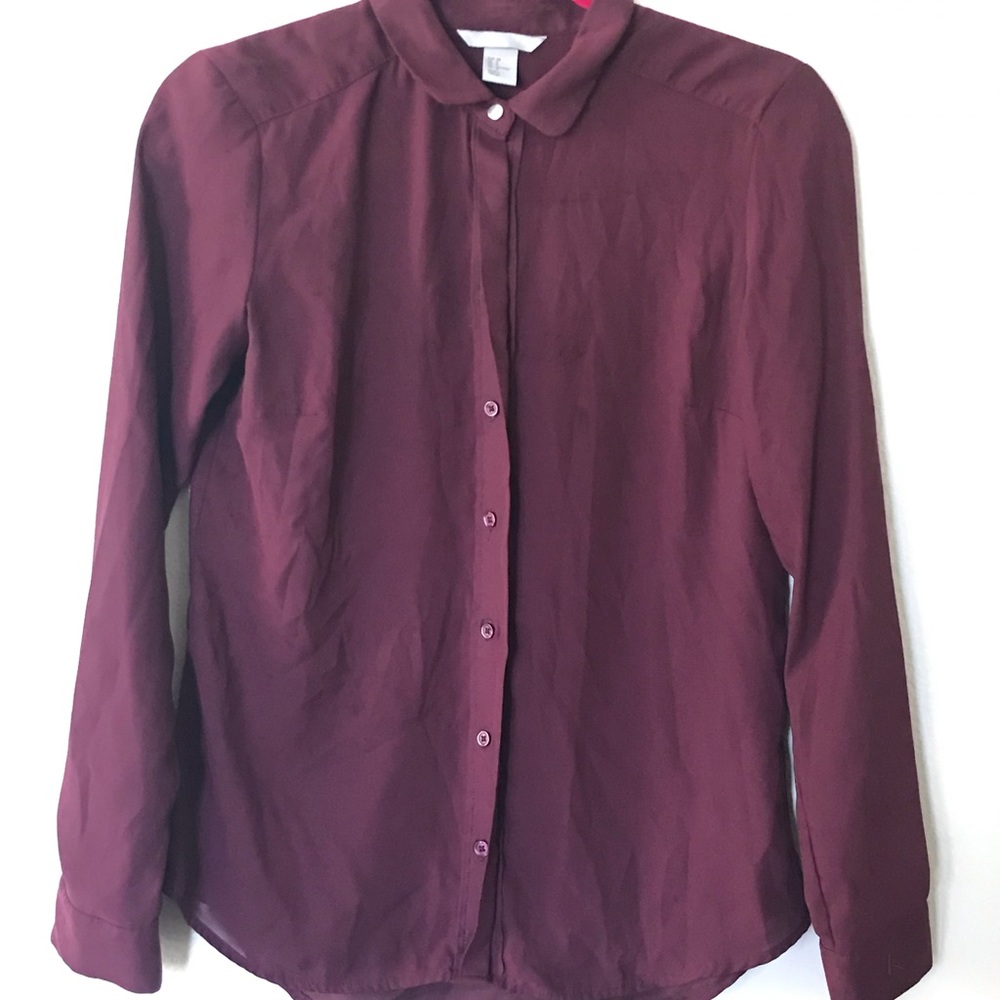 H & M long sleeve blouse